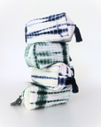 Shibori Duo Pouches - Green & Blue