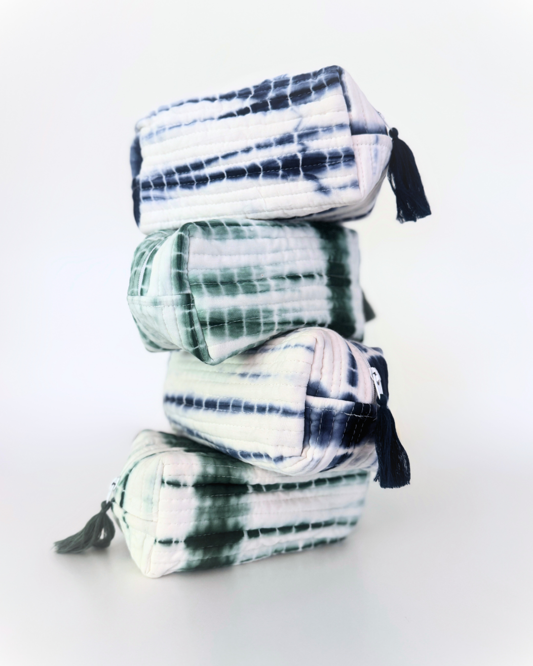 Shibori Travel Pouch Bundle
