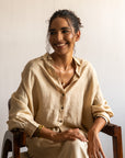 Coastal Breeze Silk Shirt - Ivory