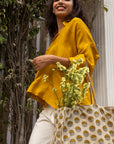 Artisan Upcycled Tote - Earth