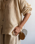 Coastal Breeze Silk Shirt - Ivory