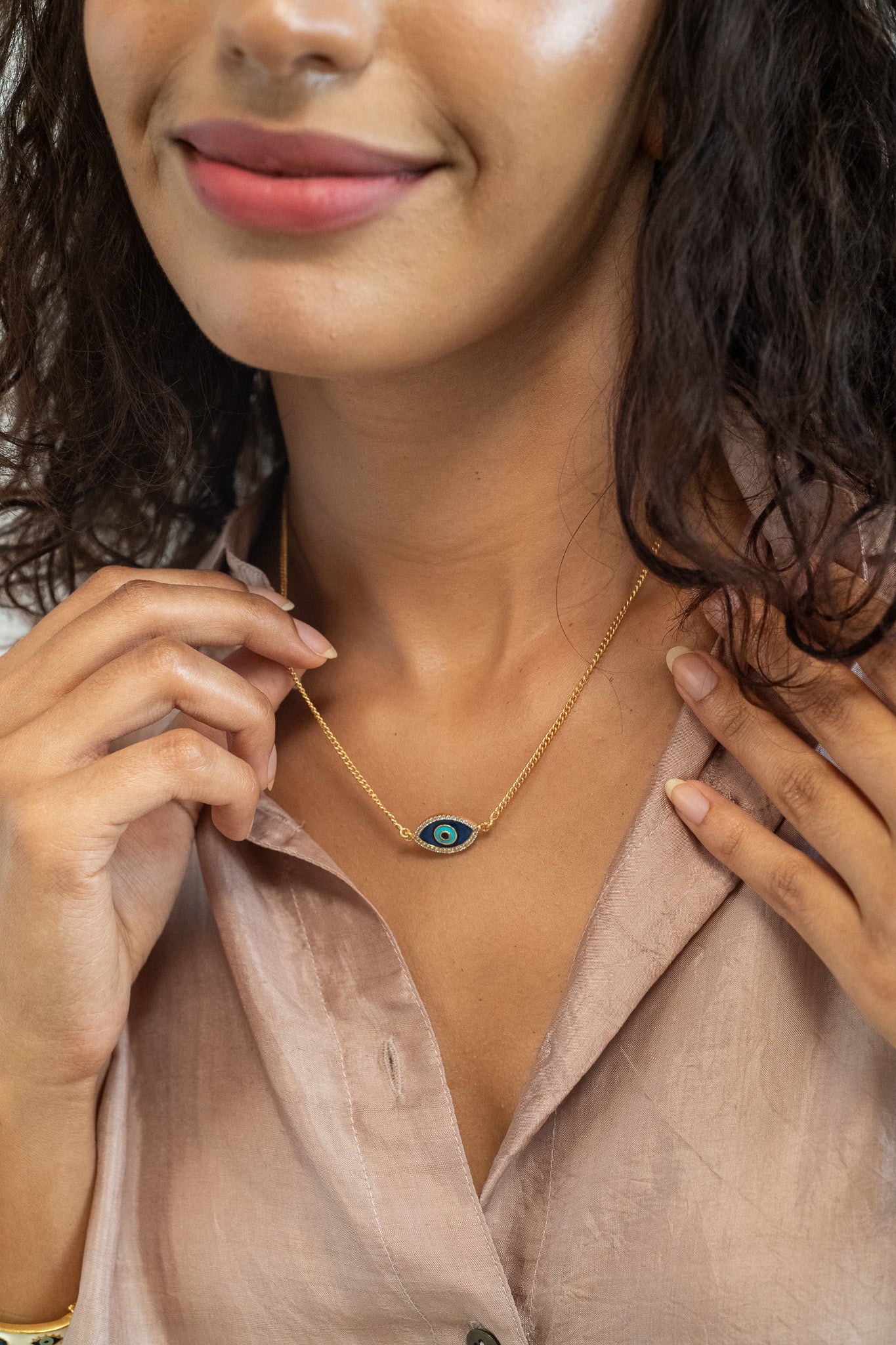 The Sapphire Gaze – Evil Eye Jewelry Gift Set