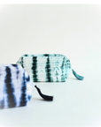 Shibori Duo Pouches - Green & Blue