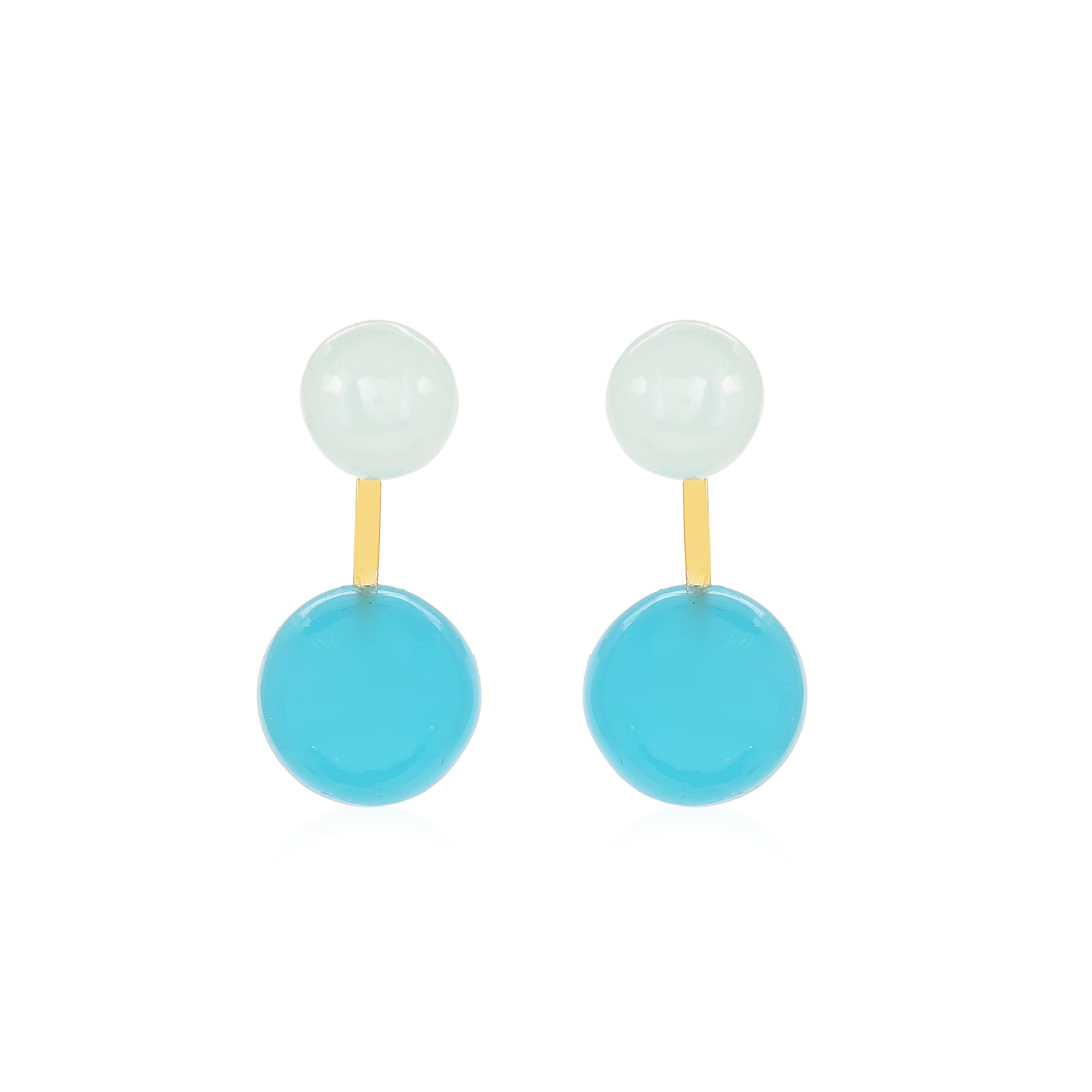 Sapphire Harmony Drop Earrings