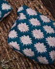 Peacock Teal Pouch Set