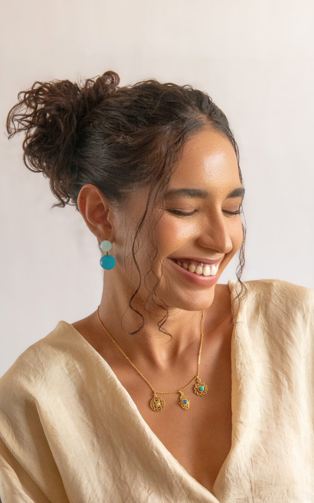 Sapphire Harmony Drop Earrings