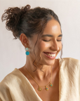 Sapphire Harmony Drop Earrings