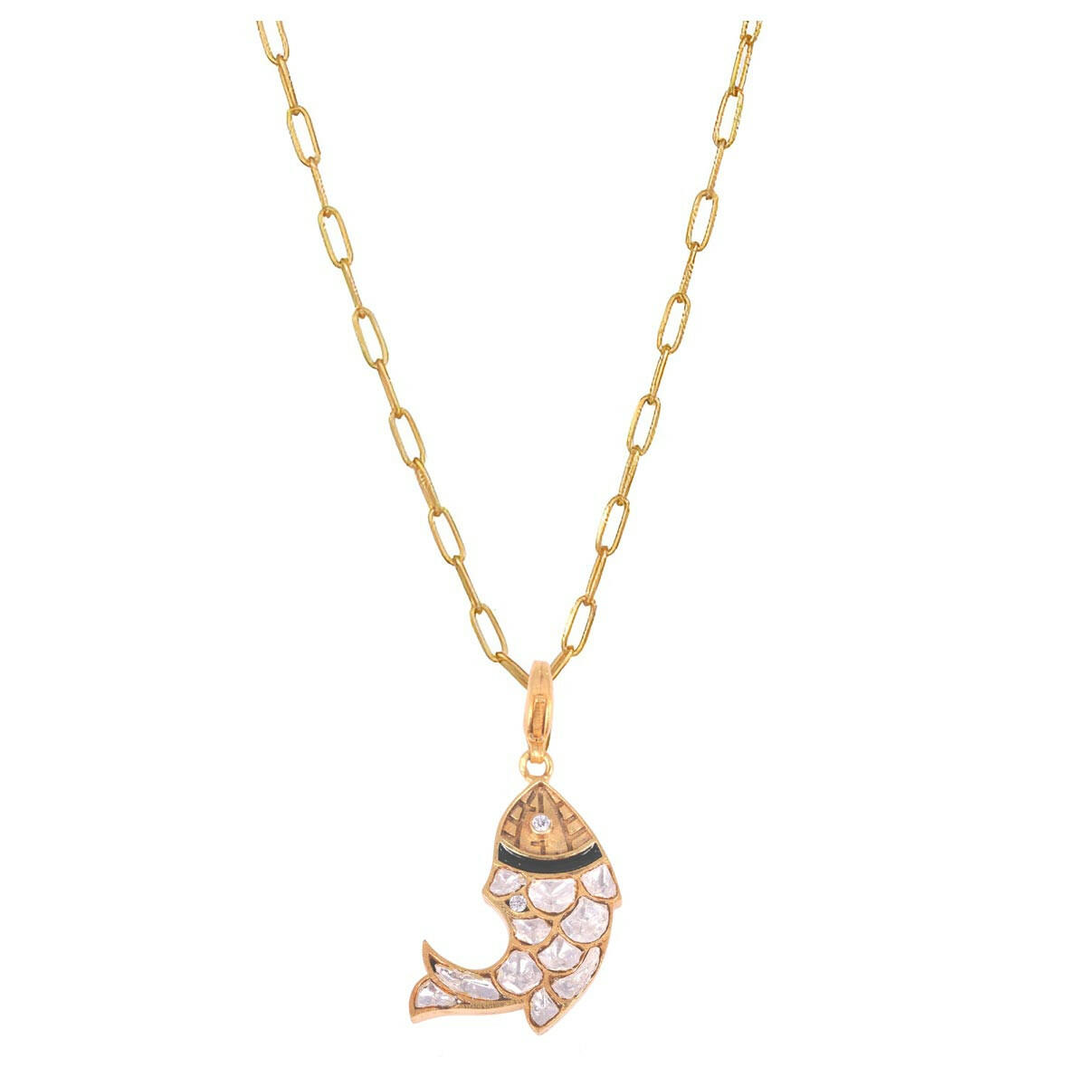 Ocean Fish Charm Necklace