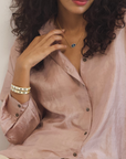 Coastal Breeze Silk Shirt - Rose Gold