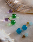 Emerald Harmony Drop Earrings