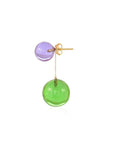 Emerald Harmony Drop Earrings