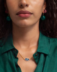 Emerald Harmony Drop Earrings