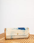 Upcycled Silk Fluid Clutch